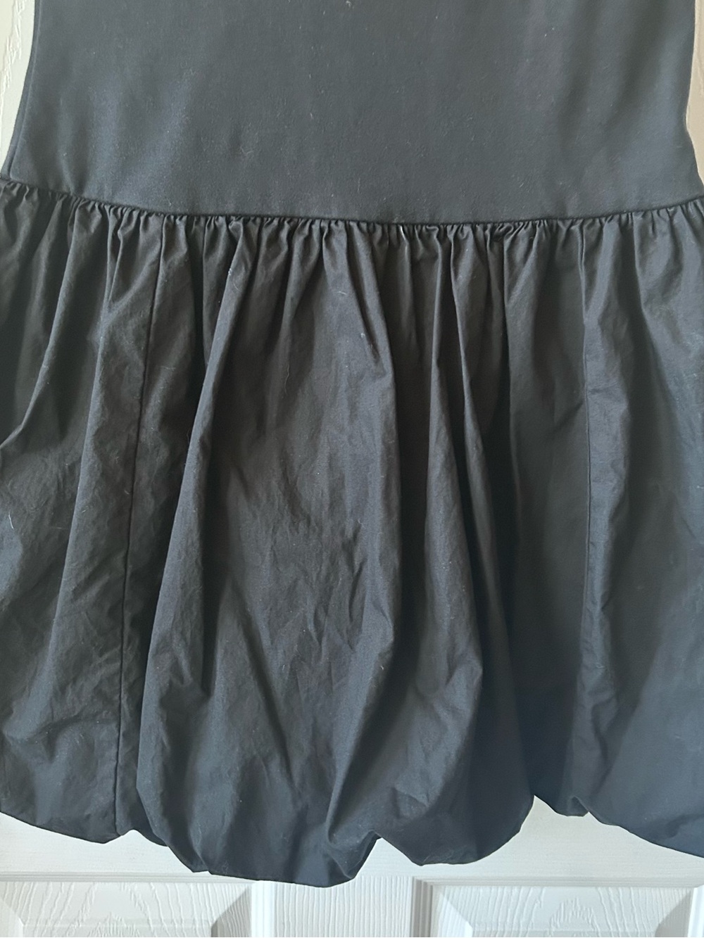 J.Crew Black Cap Sleeve Bubble Dress, Small - Picture 2 of 7